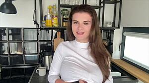 Horny Stepmother Shows Massive Cock, Demands Stepson Suck in Hotel