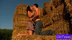 Wow, Big Tits Erika and Karol in Outdoor Public!