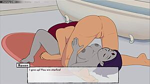 Cartoon hentai anime unfolds with girl B hero in intense scenes part 22 featuring Camil