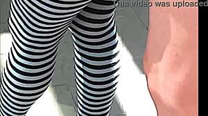 I’m, uh, totally shocked seeing this outdoor milf pissing, her big tits just out there!