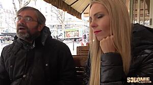 Florane Blonde Coquine Offered to Stranger for European Young 18+ Assfucking as Slut