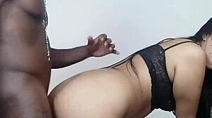 Whoa! Active day turns into steamy sex with my Colombian neighbor bent over!