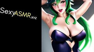 moaning asmr cosplay anime baddie in erotic costumes