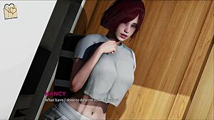 Watch This Teen In Sexy Outfit Playing Eternum Game With Big Tits!