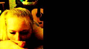 Big tits blonde with pigtails and lipstick dominates blowjobs and handjobs till cumshot