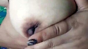 Pornstar Poosoo Massaging Her Gorgeous Boobs