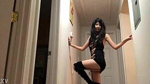 Alexandria Wu, are you ready to star in this spaghetti straps outfit with your asian charm?