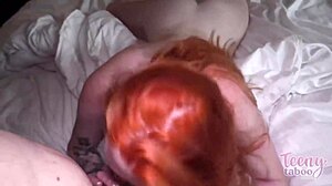 Affair with Babysitter Redhead Strawberry Fields Involves Creampie by Seth Brogan