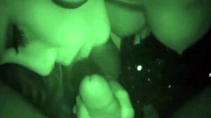 Homemade blowjob from Thai Asian ladyboy Bow in POV with sucking amateurs