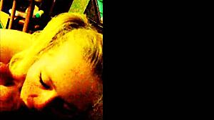 Big tits blonde with pigtails and lipstick dominates blowjobs and handjobs till cumshot