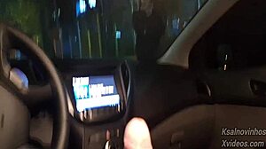 Risky Handjob For Hot Girl On Street