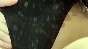 Elza Kom in Sexy Nylon Striptease.