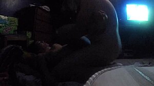 thick bbw and i share a homemade session where she gets fucked hard with big tits and curvy ass bouncing