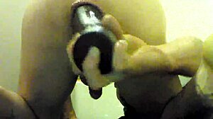 Extreme Dildo Insertion Stretches Tight Anal Limits