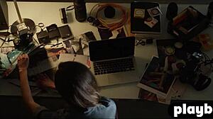 perfect all natural babe exposes sexy body after striptease