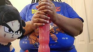 Does your boyfriend have a big cock for this bbw?