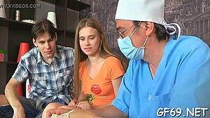 Steamy Threesome with a Virginal Honey in Sexy Competition Game