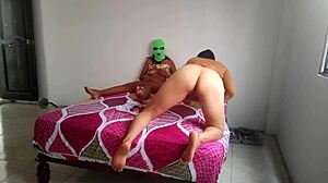 Sluts make homemade porn to pay debts, showing used anuses in dorm.