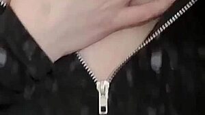 Elza Kom in Sexy Nylon Striptease.