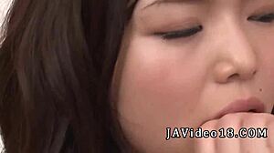 megumi shino dives into wild pantyhose play with hardcore squirting asian heat