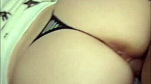 Little Chubby Slut's Fire Pussy Gapes In POV Fucking