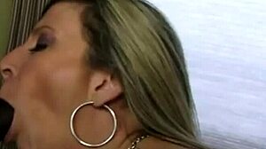 Cougar Sara Jay Sucks and Fucks Monster Cock