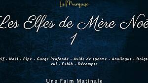 Francesa tragona de leche con charla sucia al aire libre