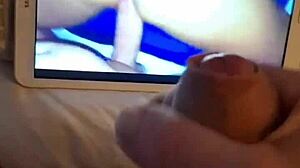 Tributo To Jumjum68: Masked Skinny Girl Gets Cum On Ass With Dirty Talk