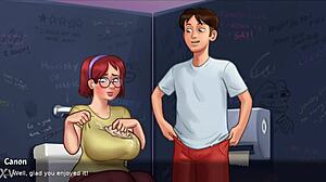 first handjob feels awkward yet exciting for nervous guy