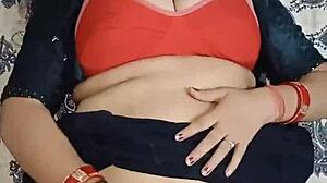 Indian sexy wife enjoys her chudai moment.