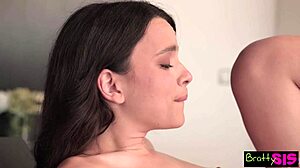 oh man, this temptress bratty step-sis ohana is letting her stepbro give her a cum facial officially!