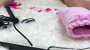 I Gave Her Amazing Body Oil Massage Then Fucked Her Pussy and Asshole with Glass Dildo So Hard She Loved It