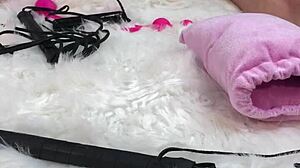 I Gave Her Amazing Body Oil Massage Then Fucked Her Pussy and Asshole with Glass Dildo So Hard She Loved It