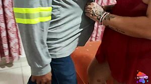 Young Guy Fucks Me In Mother-In-Law's Living Room After Work.