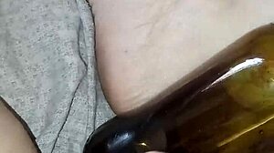 gretala you know the pregnant muscular one rubs juicy pussy lips with bottle