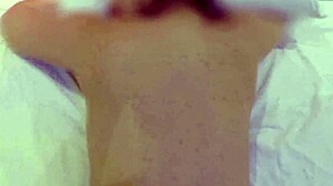 housewife slides shaved pussy on bareback cock