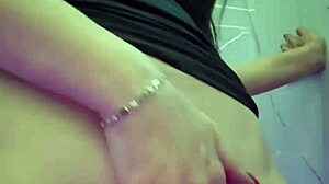 Intriguing Title Case 4 Words: Brunette Masturbates Pussy In Club Toilet