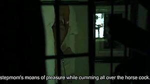 Step Mom Caught in Intense Private Dildo Session