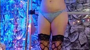 Hotwife Steffi's pussy lips dance in redhead solo compilation promo!