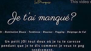 Je Tai Manqu� - French Audio Porn Joi Pegging With European Girl Fucks Guy Jerk Off Instructions!