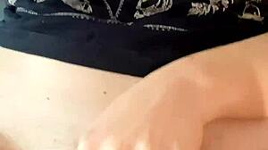 Miranielt's First Video: Masturbating While Neighbor Showers