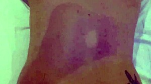 housewife slides shaved pussy on bareback cock