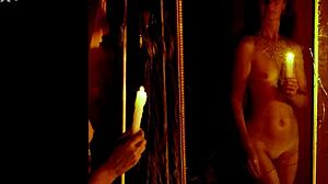 Haven of hoarder Elton-village features me in magic mirror at country ranch.