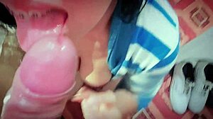 stepmom with huge tits gives the best deepthroat ever