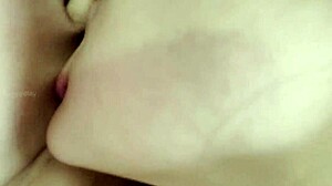 Young lesbians play hot and heavy with big clits