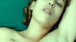 married woman fucks lover bareback while husband works