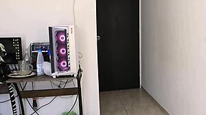 Horny Arrival Leads to Intense Fetish Session with Beautiful Blonde and Her Tits