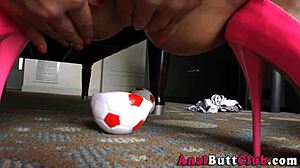 big butt babe prolapses her ass with toys 😈 so gaping and hot!