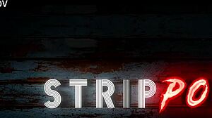 nerdy babe strips lingerie, teases ass