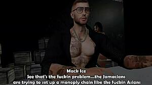 pussy poppins takes on a massive rod in wild game action